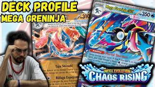 Pokemon TCG Chaos Rising Mega Greninja ex Deck Profile | El regreso de la rana