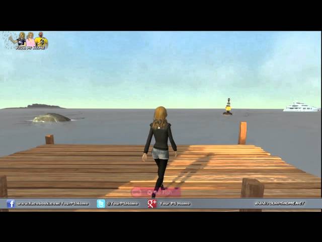 PlayStation Home Personal Space Tour - Go Fish Tropical Island