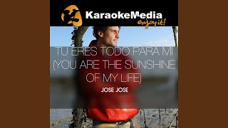 Tu Eres Todo Para Mi (you Are The Sunshine Of My Life) (Karaoke Version) (In The Style Of Jose...