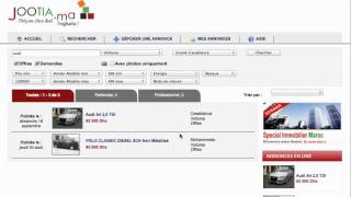 Rechercher des petites annonces au Maroc avec www.jootia.ma