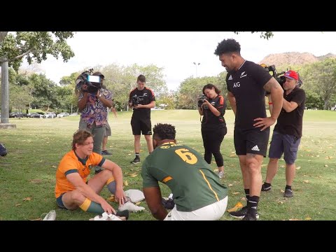 When the captains of Australia, New Zealand and South Africa rugby all meet at once