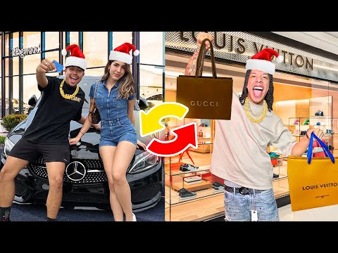 INTERCAMBIO DE TARJETAS DE CRÉDITO POR 24 HORAS Por Navidad 😰Termina Muy Mal 💔 Ft. Pap3ra y Jeremy