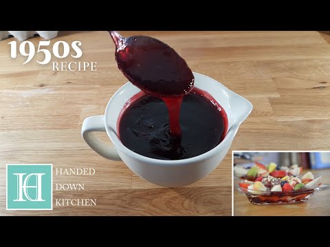Melba Sauce for Ice Cream Sundaes ◆ 1950s Recipe