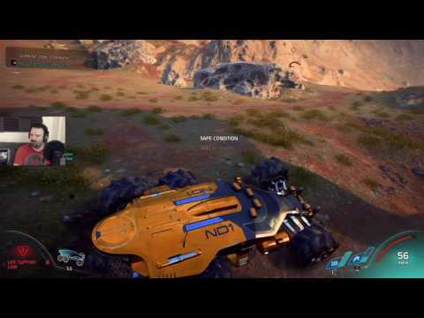 Mass Effect: Andromeda playthrough pt65 - MORE DRIVING! Welcome to Pop-In City