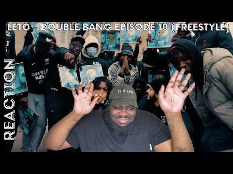 Leto - Double Bang Episode 10 (Freestyle) (UK REACTION) // REACTING TO FRENCH DRILL