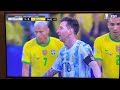 Last 2 min of messi’s first major trophy & Argentina wins