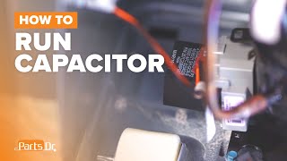 How to replace Compressor Run Capacitor part # WR55X24064 on your GE Refrigerator