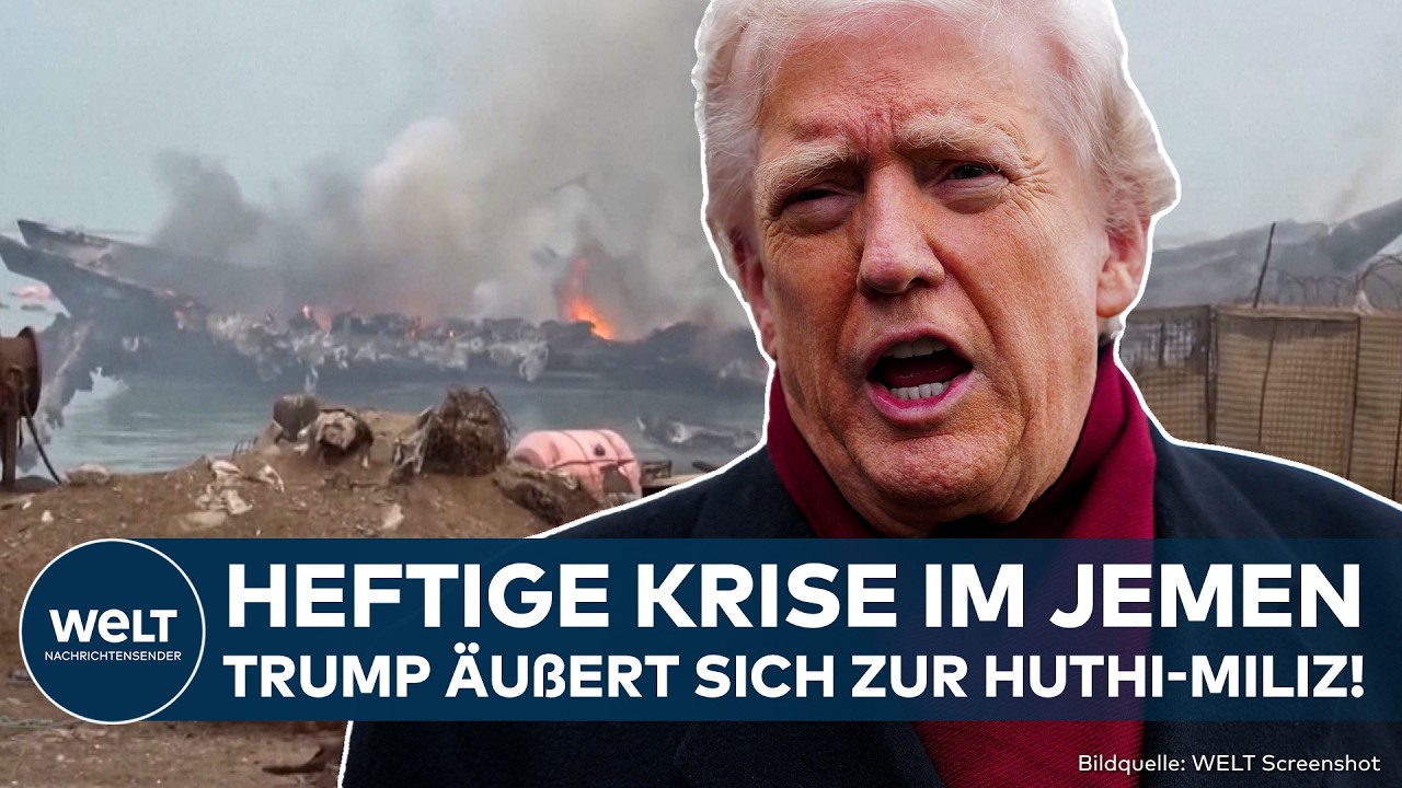 KRISE IN NAHOST: Trump reagiert auf Huthi-Miliz! USA äußern sich zur Lage im Jemen und dem Iran