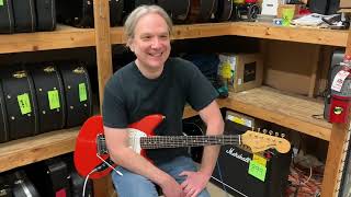 Video thumbnail for 1996 Fender Jag Stang MIJ by Bizarre Guitar