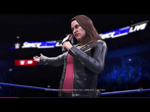 WWE 2K20 Myplayer Divas championship match vs Brooklyn Von Braun part 2