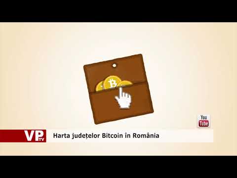 Harta județelor Bitcoin în România