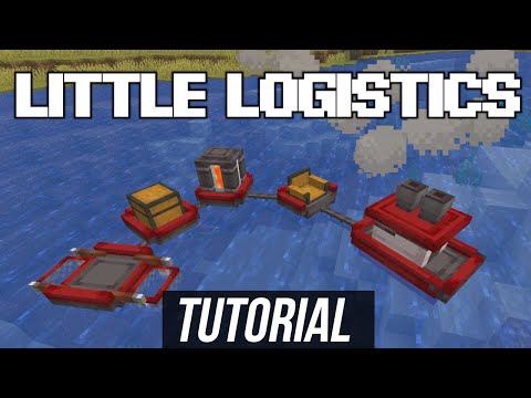 Little logistics tutorial / guide 1.16.5 - 1.18.2 Tugs and trains (minecraft java edition)