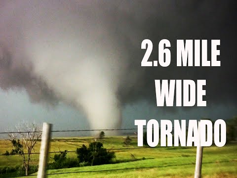 Chasing the World's Largest Tornado - El Reno, Oklahoma - May 31, 2013