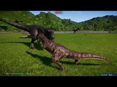 Jurassic World Evolution Carnivore Battle Royale Cretaceous Dino pack