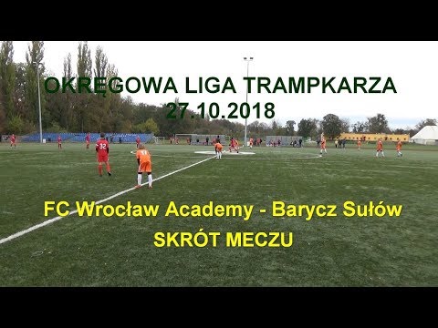 OLT 2018-10-27: Skrót meczu FC Wrocław Academy - Barycz Sułów (5:0)