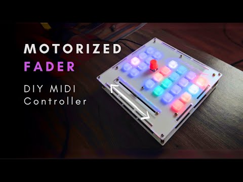 I Built a MOTORIZED FADER Faderport Clone DIY MIDI Controller: The FADUINO