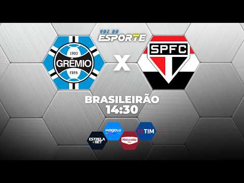 Grêmio e São Paulo duelam na Arena pela vigésima segunda rodada do Brasileirão