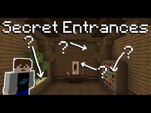 15 Secret Entrances for Your Builds in Minecraft | Java Edition ...