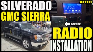 2007 - 2013 CHEVY SILVERADO / GMC SIERRA SONY RADIO / STEREO INSTALL W/ BACK UP CAMERA HOW TO
