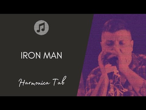 🎶 Iron Man - Black Sabbath (Harmonica Tab - na Gaita com Tablatura)
