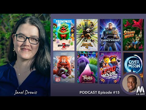 CG RIFF - Animation Podcast - Episode #15 with Janel Drewis