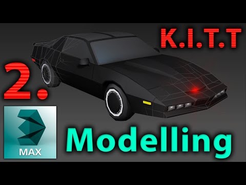 Low Poly Car Modeling Knight Rider | Part 2. | Kitt | 3D Tutorial HUN | Magyar