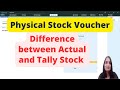 Physical Stock Verification In Tally Prime Physical Stock Voucher Entry In Tally Prime