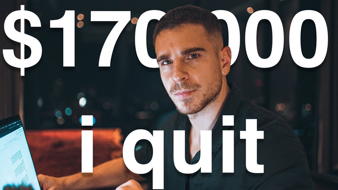 I QUIT my $170,000 Tech Job After Learning 3 Lessons