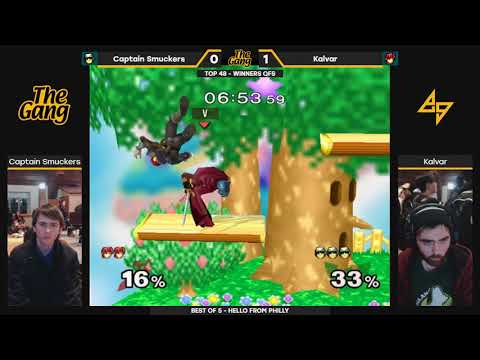 The Gang: Winners Quarters — Captain Smuckers (C. Falcon) vs. Kalvar (Marth) — SSBM Singles