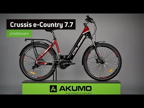 Elektrokolo CRUSSIS e-Country 7.7 - trekové nízkonástupové elektrokolo