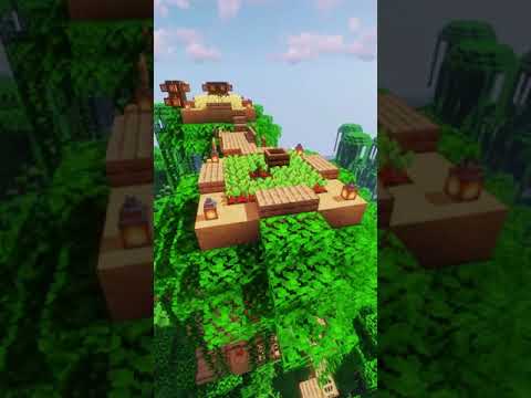 Building a Custom JUNGLE VILLAGE in Vanilla Minecraft