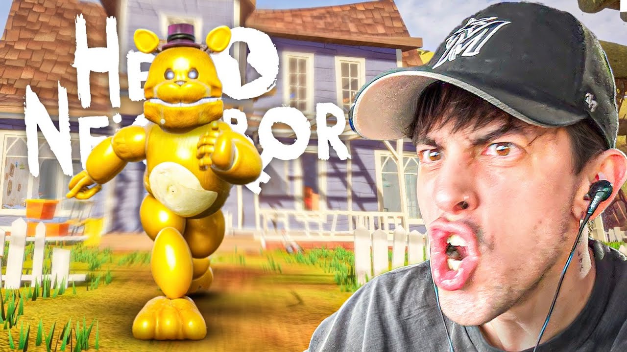 EL FREDBEAR RAPIDO EN HELLO NEIGHBOR ES UNA PESADILLA 💀
