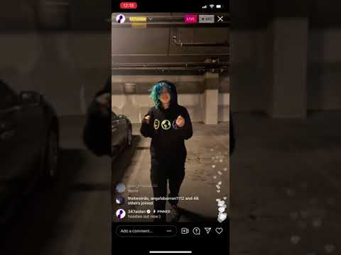 347aidan IG Live : Happiness Lives Forever Hoodie 06/27/2021