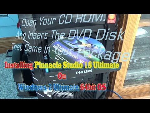 PINNACLE STUDIO 18 ULTIMATE Ep2 INSTALLATION PROCESS