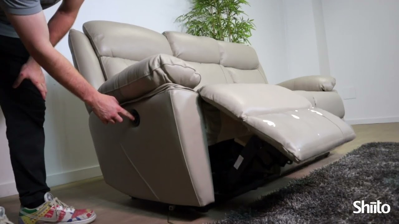 Watch Sofá Relax Eléctrico de 3 Plazas Tapizado en Piel WINER Now Sofá Relax Eléctrico de 3 Plazas Tapizado en Piel WINER