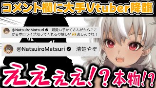 【 ホロメン降臨 】ホロドリ配信にて夏色まつりさんが降臨し、大絶叫＆動揺しまくる猫【 灰音シャル/個人勢 】