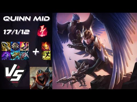 MID Quinn vs Zed - EU Challenger Patch 25.19