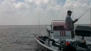 preview picture of video 'Fishing #3 at San Louis Pass Texas Gulf Coast'