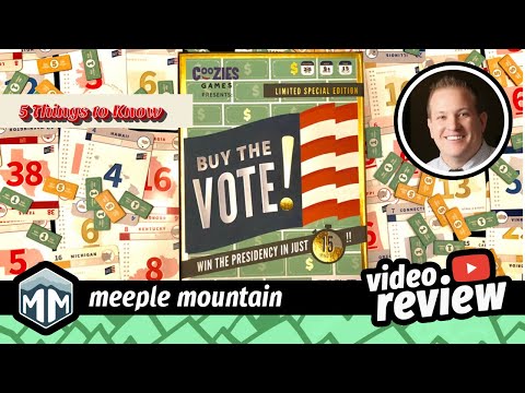 Buy the Vote! - 5 Things You Need to Know - Review - Boardgame Brody