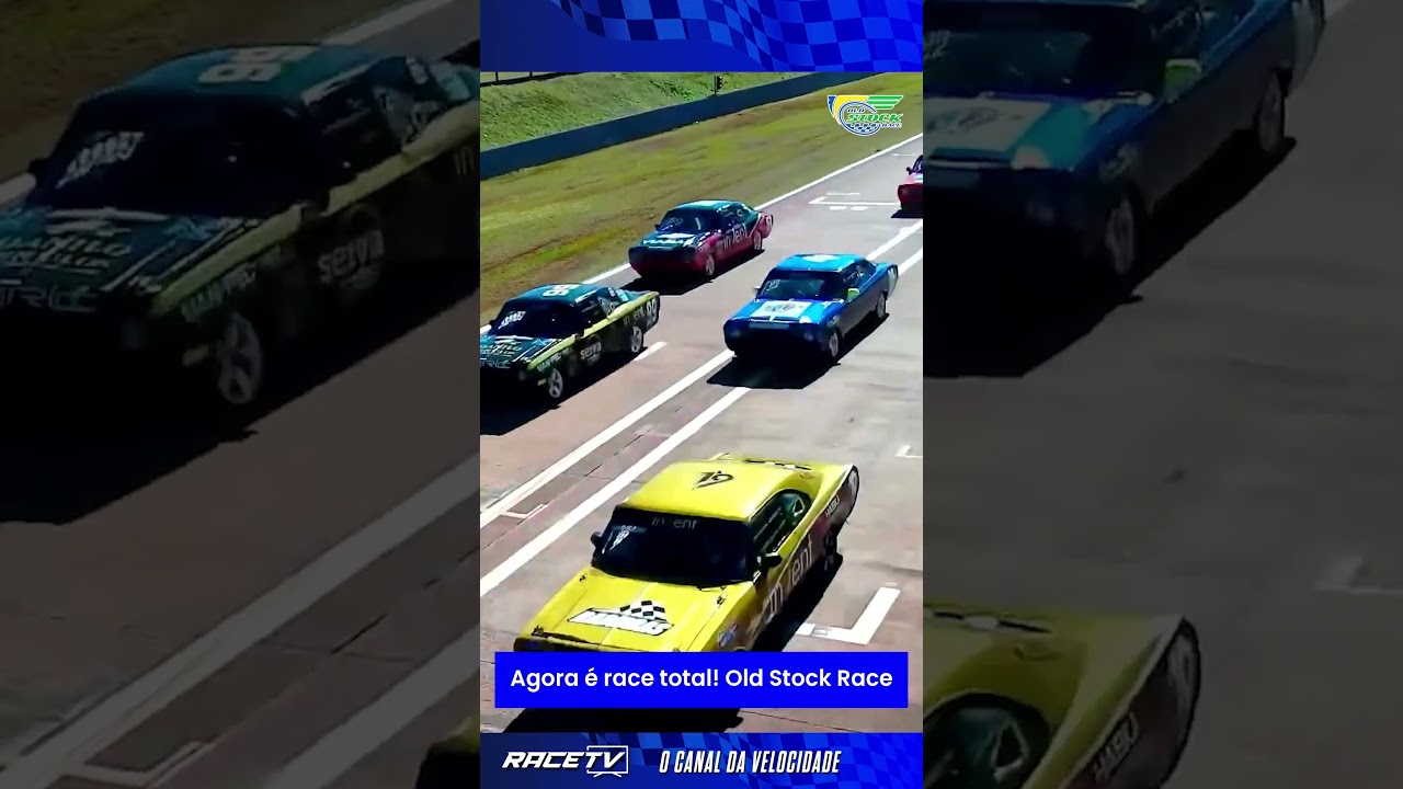 Seja em pista molhada ou seca, os Opalas da Old Stock Race levam as disputas ao limite! 🔥🔥🔥
