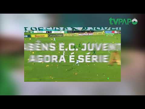 Renato Cajá marca o gol do acesso do Ju à Série A