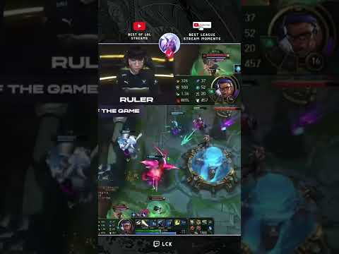 Ruler’s Lucian is insane man 🥶 #leagueoflegends #bestoflolstreams #ruler #lucian #lck
