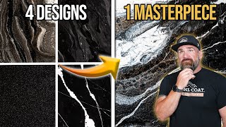 Stone Coat Countertops 5 Different Ways - Fun DIY