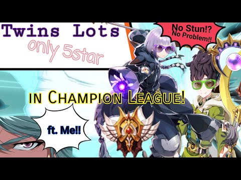 EpicSeven​- Twins​ Lots​ in PvP, GvG only​5​star No stun team ​Showcase​ ft. S.Sez | Mr.J