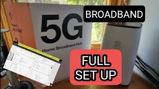 5G Router Broadband - FULL SET UP & Speef Test, (3 Network)