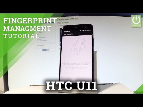 How to Add Fingerprint in HTC U11 - Unlock by Fingerprint
