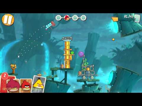 Angry Birds 2: Level 147: Walkthrough (3 STARS) HD