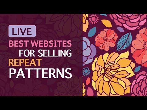 Webinar: On Which Websites Can You Successfully Sell Your Repeat Pattern Designs? My experience.