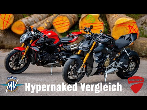 Ducati Streetfighter V4S  vs. Mv Agusta Brutale 1000 RR | Hypernaked Vergleich