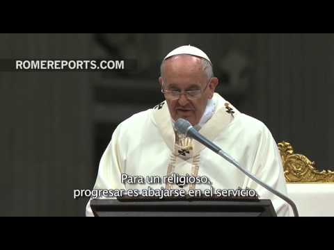 Francisco a los religiosos: No hagáis una caricatura de vuestra vocación